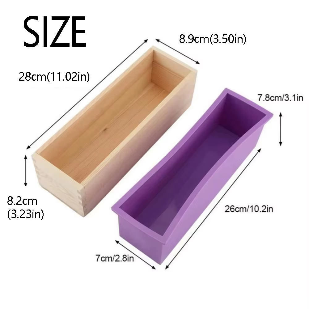 Moule à savon en silicone de 1200 ml