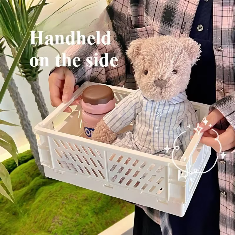 Paniers de rangement pliables 6 couleurs