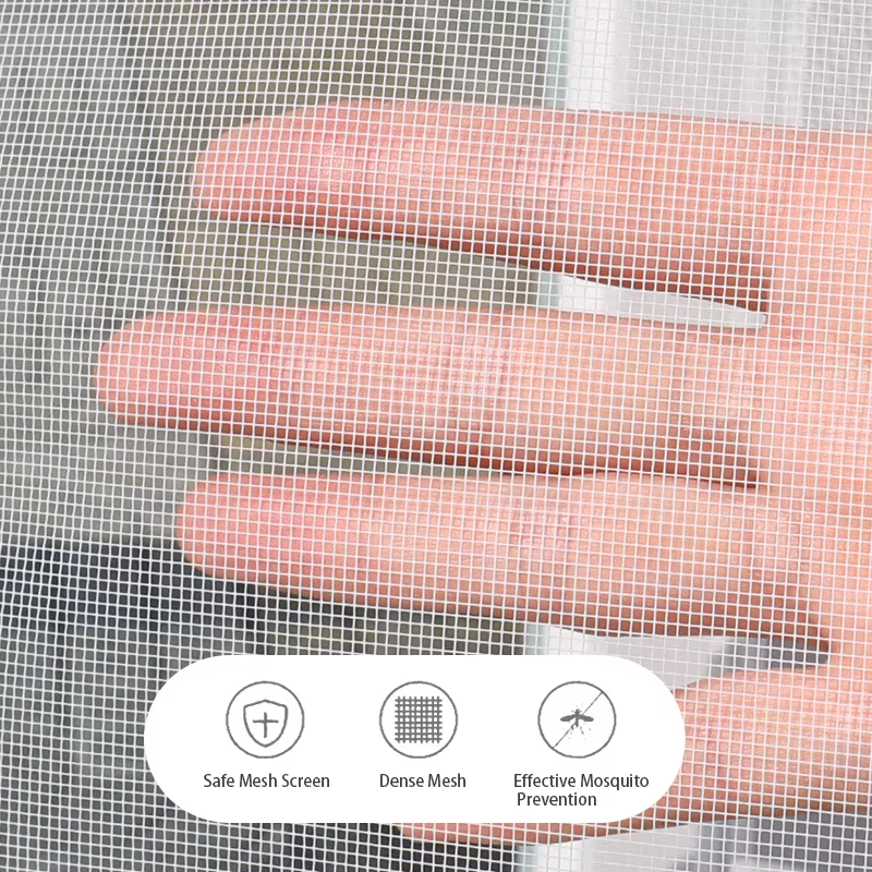 【Personnalisé invisible · Protection améliorée】 Écrans de fenêtre/porte anti-moustiques et d'insectes – Sans perçage à