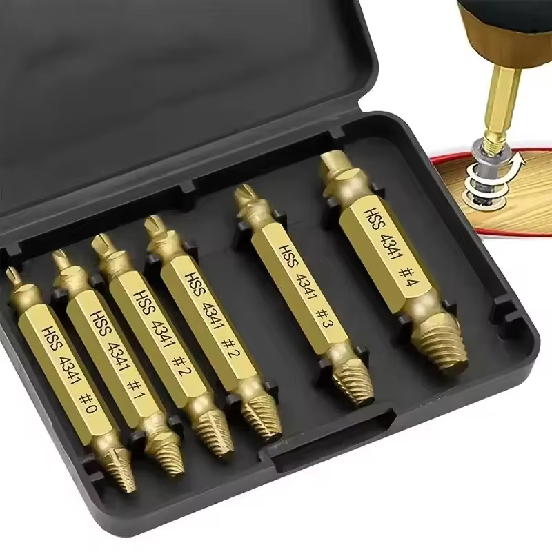 Jeu d'extracteur de vis endommagé
