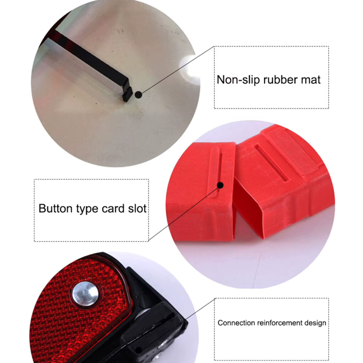 Triangle de coulée d'iode pliable pour les urgences de sécurité