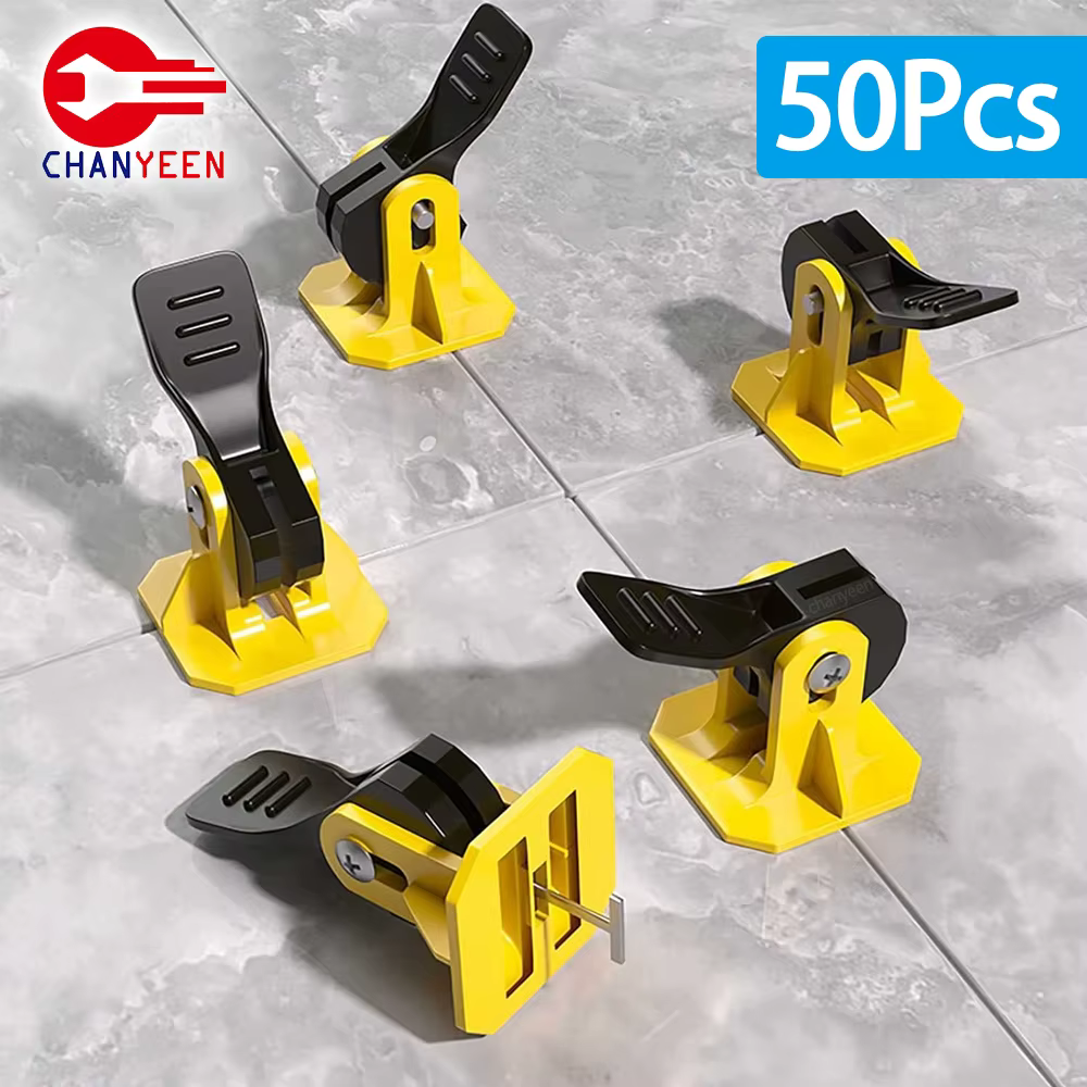 50 pièces système de nivellement de carrelage Clips niveleur Kit de réglage ensemble pour la pose