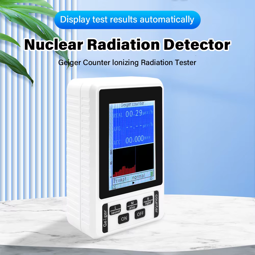 Détecteur de rayonnement nucléaire XR-1 avec écran couleur - Compteur Geiger professionnel pour rayons bêta, gamma et X - Dosimètre personnel