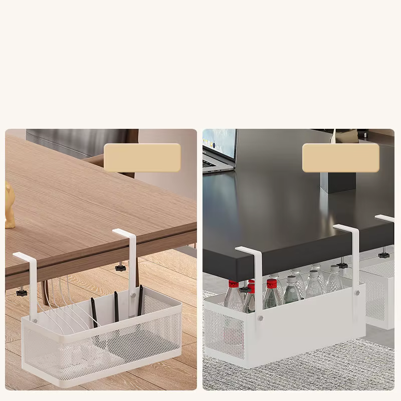 MELEvaluNo Posations Under Desk Storage, MELEvaluMetal Under Desk, Convient pour la maison et le bureau