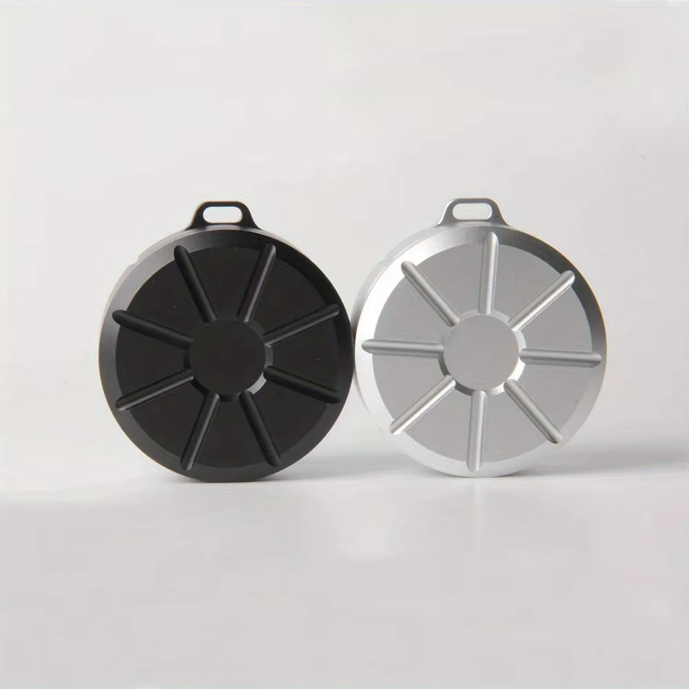 Boîte de rangement portable étanche ronde en acier inoxydable