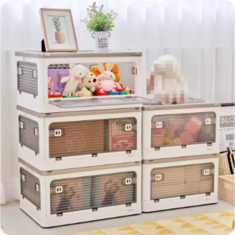 Boîte de rangement de grande capacité avec couvercle
