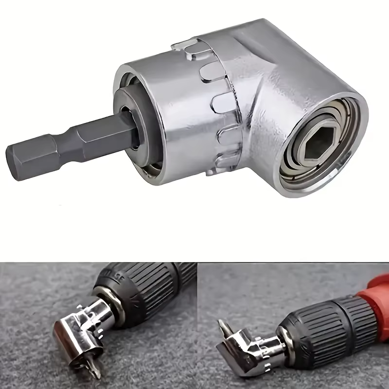 Acier au carbone robuste105 ° Tournevis/entraînement électrique coudé - Angle d'inclinaison réglable(90 ° -105 ° ) -