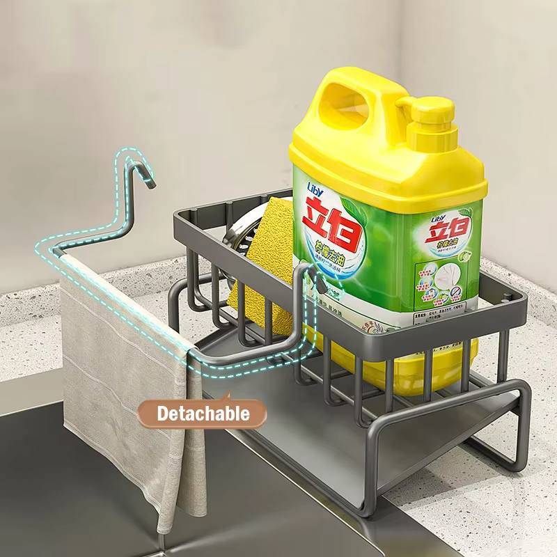 Support de rangement pour outils de nettoyage d'évier