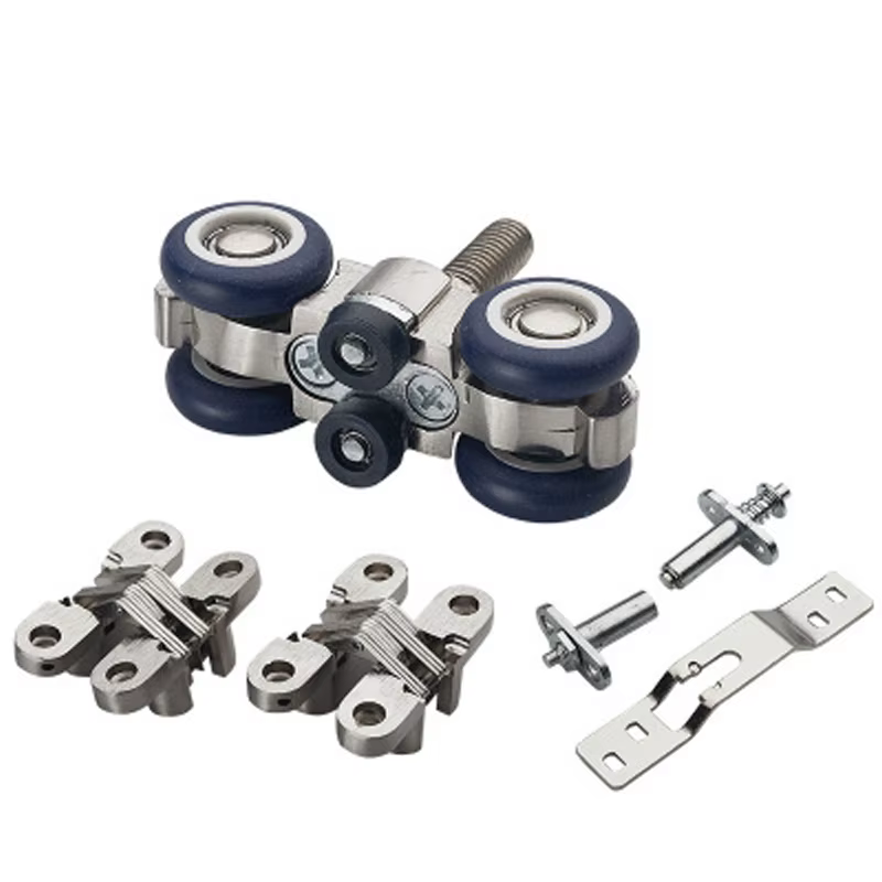 Rouleau de porte coulissante pliante en alliage de Zinc