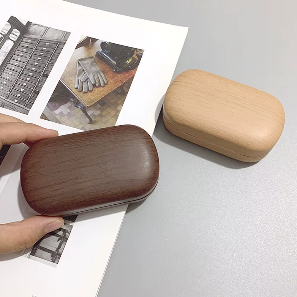 Boîte de rangement pour lentilles de contact avec miroir