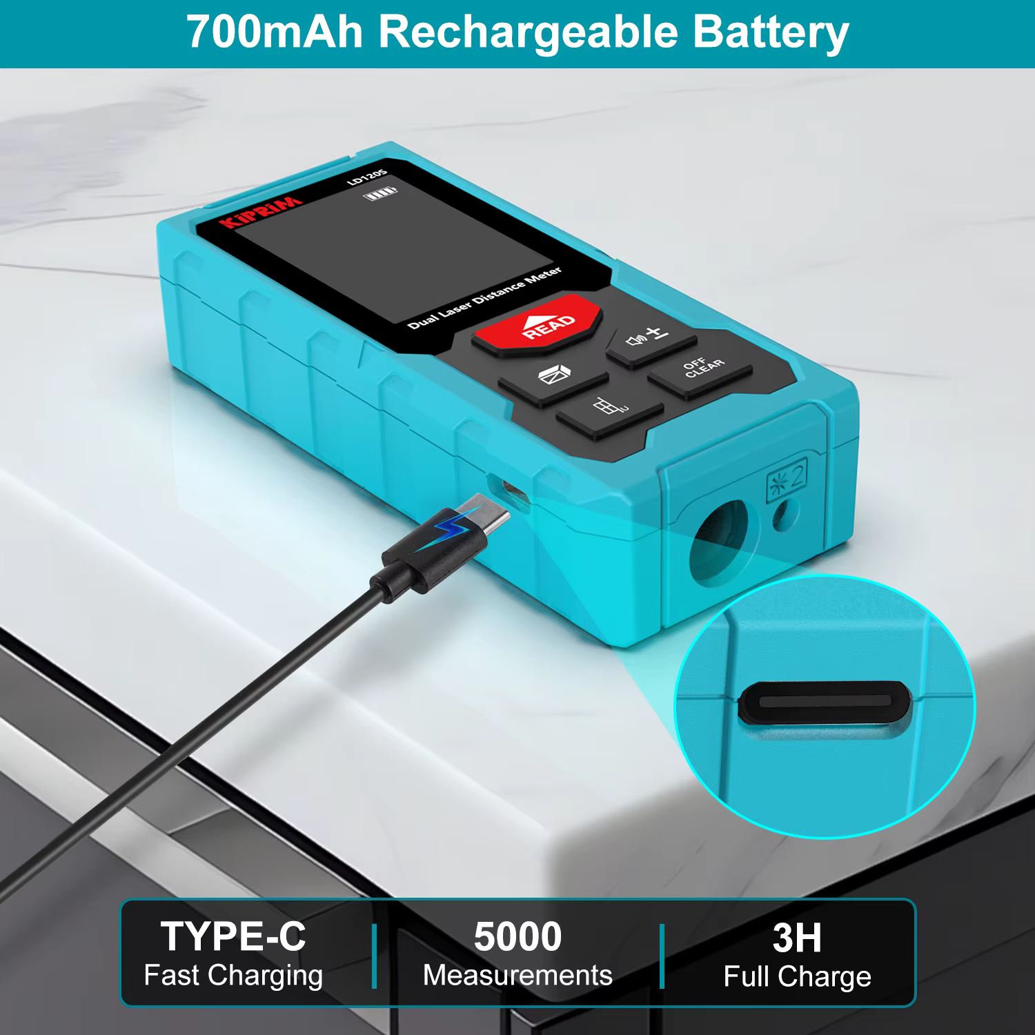 Kiprim double télémètre Laser