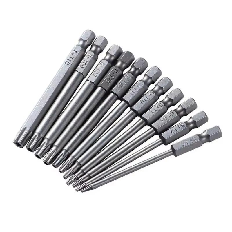 Jeu d'embouts de tournevis Torx creux 75 150mm