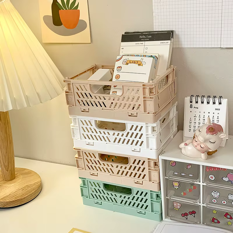 Boîte de Rangement Pliable en Plastique