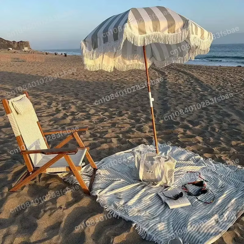 Parasol de patio portable pliable de 2 m