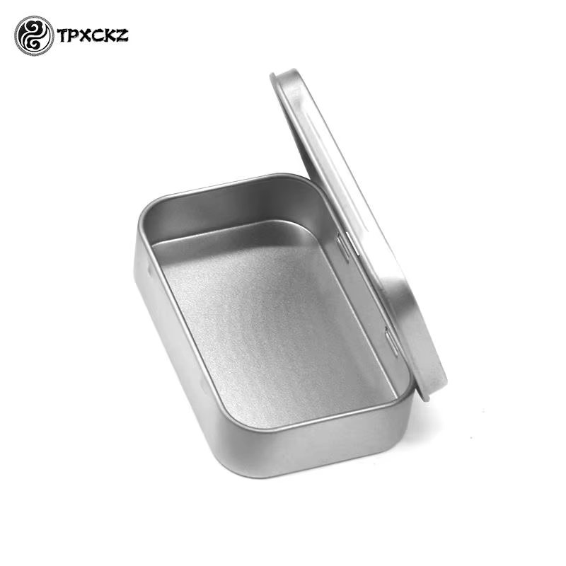 AfricMini-Boîte en Métal Rectangulaire en Fer Blanc