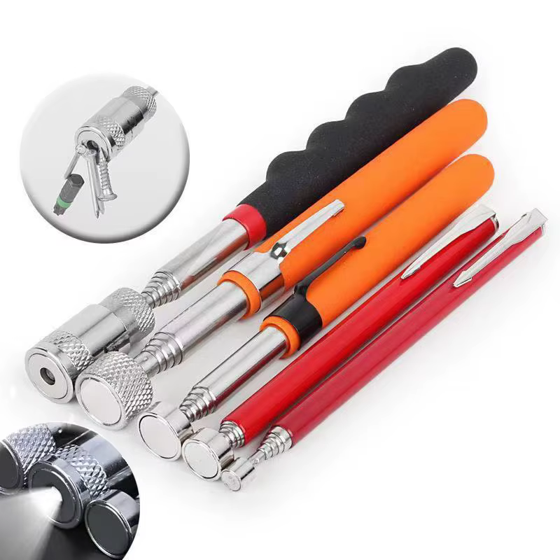 Mini stylo magnétique télescopique Portable avec lumière pour la ramassage des boulons d'écrou