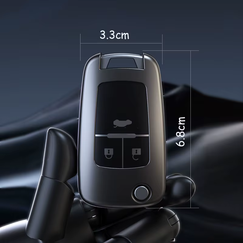 Étui pour clé de voiture Chevrolet Cruze Trax Lova Malibu Buick Opel Astra Corsa ADAM S Antara Meriva Zafira Insignia