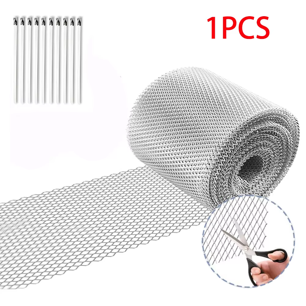 1 pièces garde aluminium gouttière