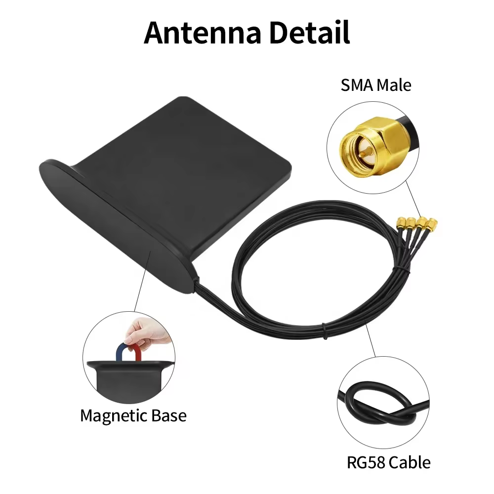 Antenne combinée 4G LTE 5G 4-en-1 Huawei CPE de bureau à gain élevé et haute vitesse pour le gaming