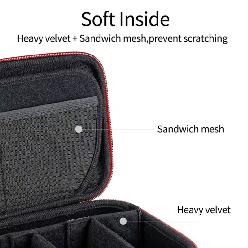 652f Étui des sacs rangement extensible pour l'action 5 accessoires à l'épreuve des chocs