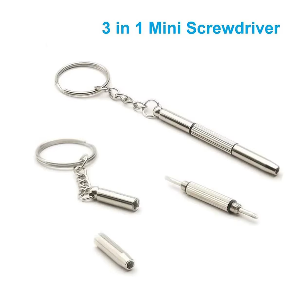 1/2 pièces Mini tournevis 3-en-1 pour lunettes