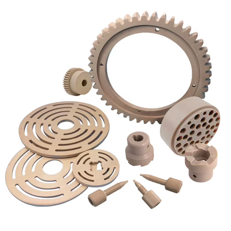Pièces en nylon plastique, usinage CNC de haute précision, prototypes plastiques personnalisés, composants d'assemblage industriels
