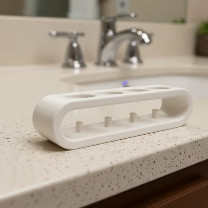 Support pour brosse à dents électrique - Peut contenir 4 brosses