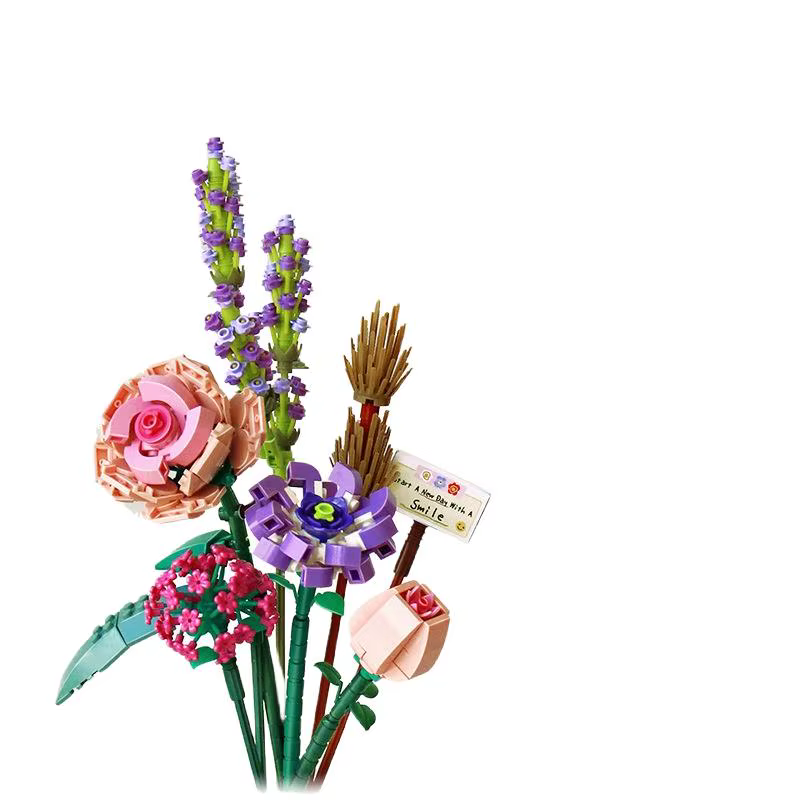 Blocs de construction en forme de bouquet