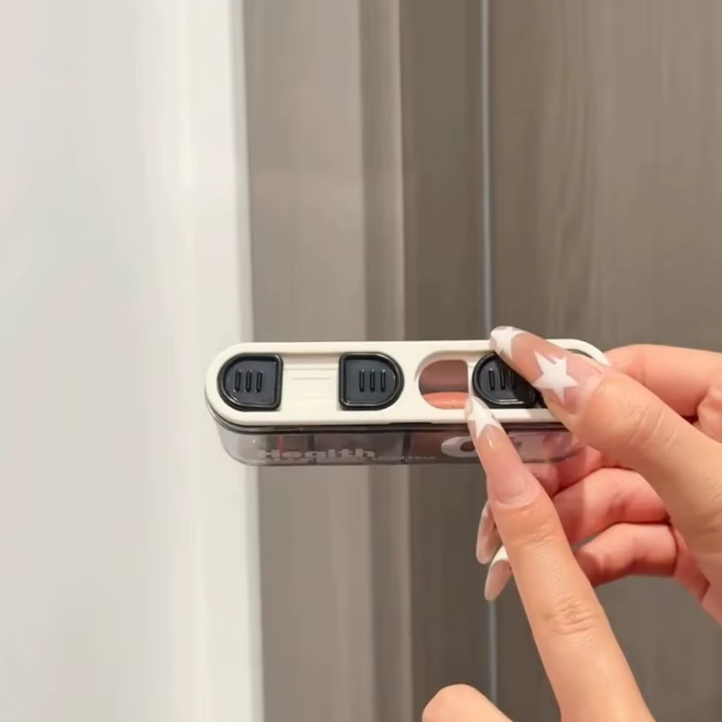 1PC Boîte à pilules portable avec compartiments