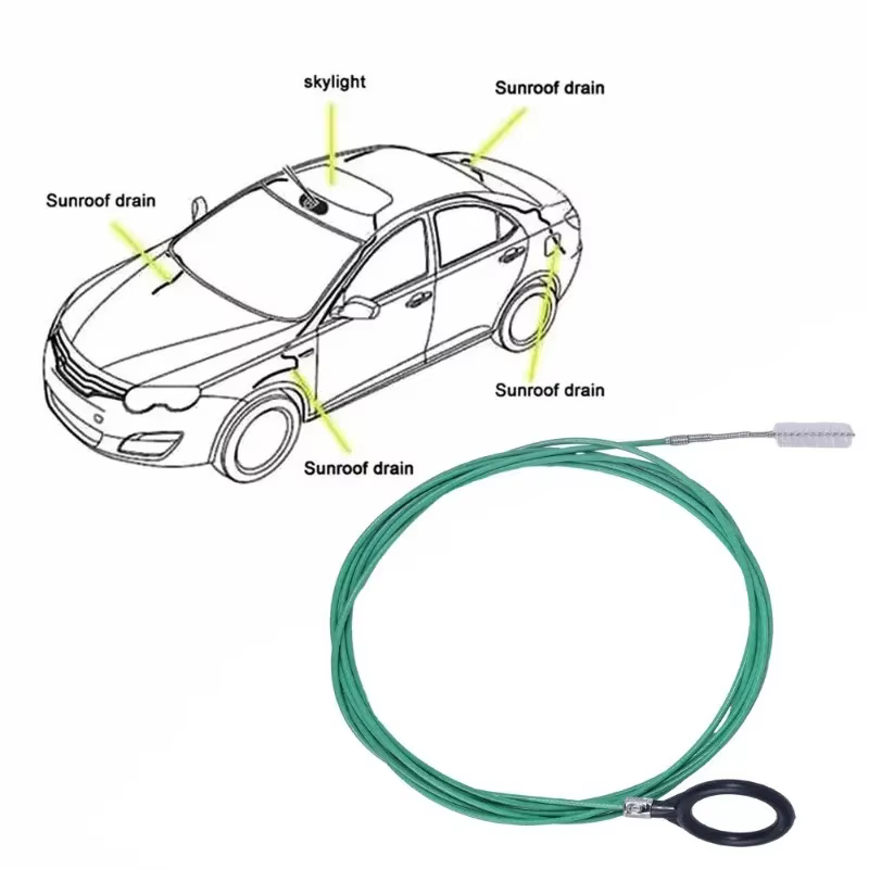 Brosse de nettoyage pour débouchon d'égout de voiture