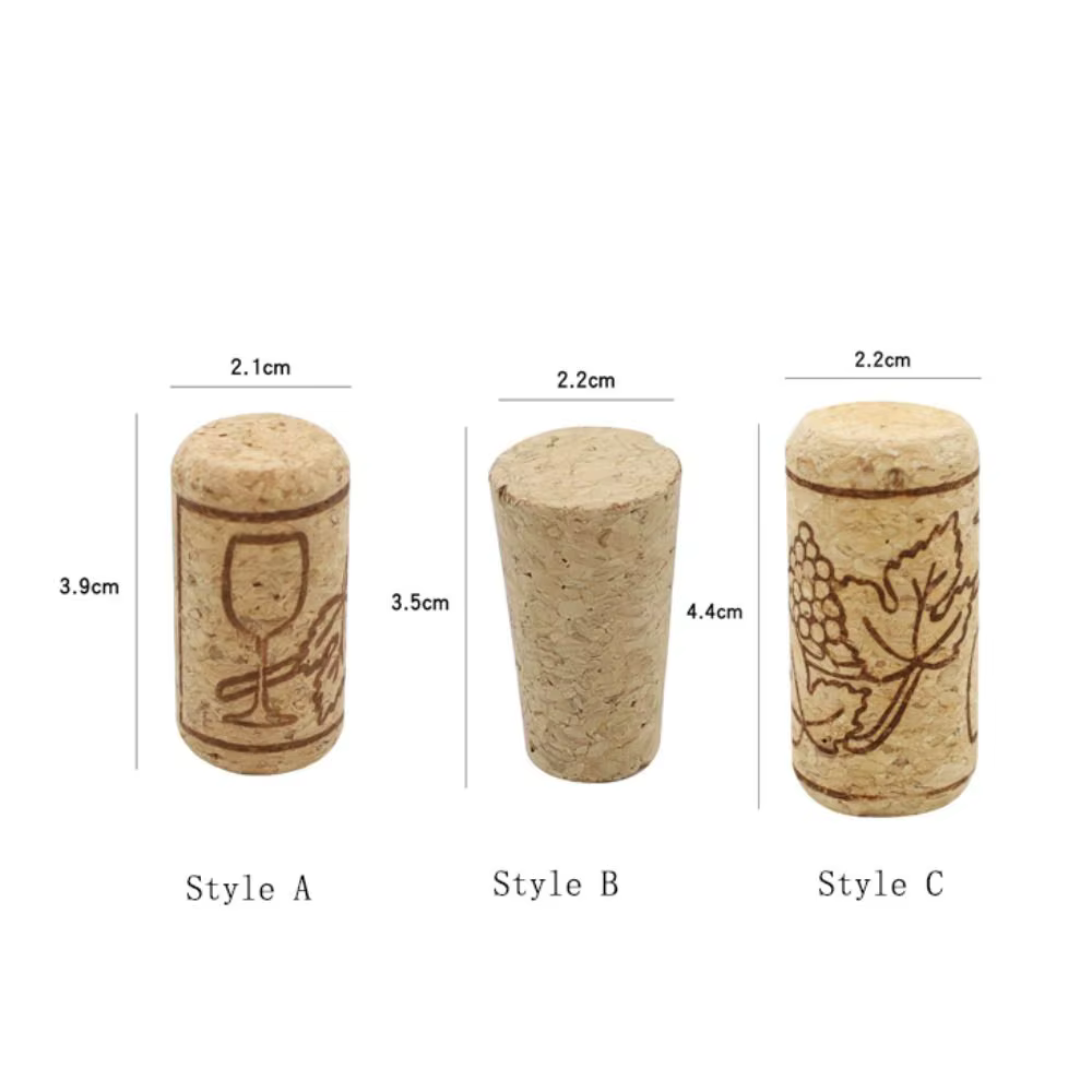 Bouchon de bouchons de vin en bois de 22mm