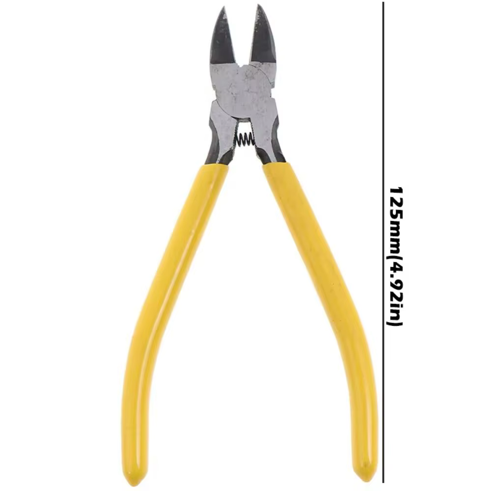 Pince coupante ultra-précise à bec plat long