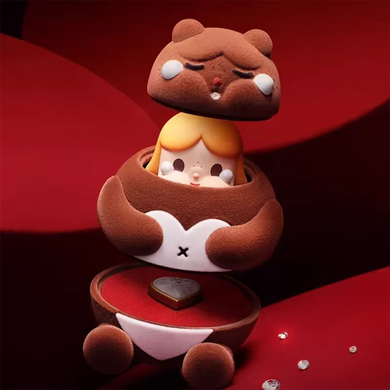 POP MART CRYBABY CRYING pour LOVE série boîte aveugle jouets Kawaii Anime figurine Caixa Caja Surprise