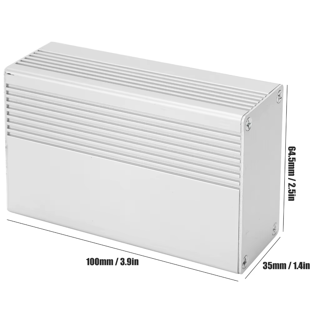 Boîte de projet en alliage d'aluminium