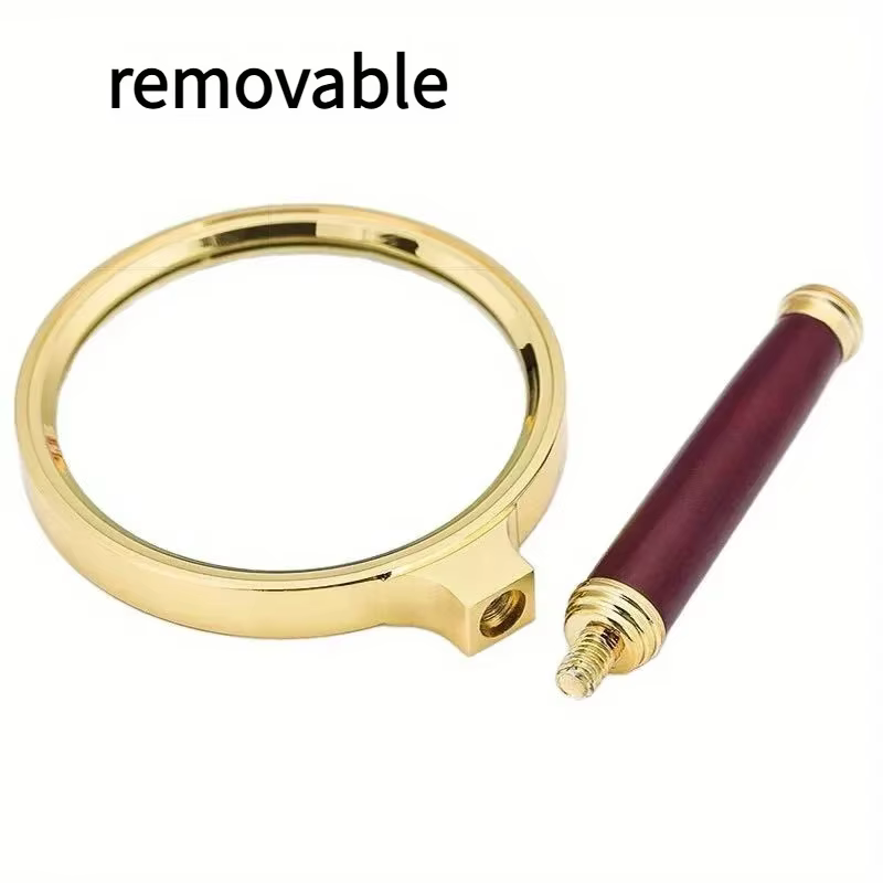 Loupe en métal, loupe portative haute définition 3-5x