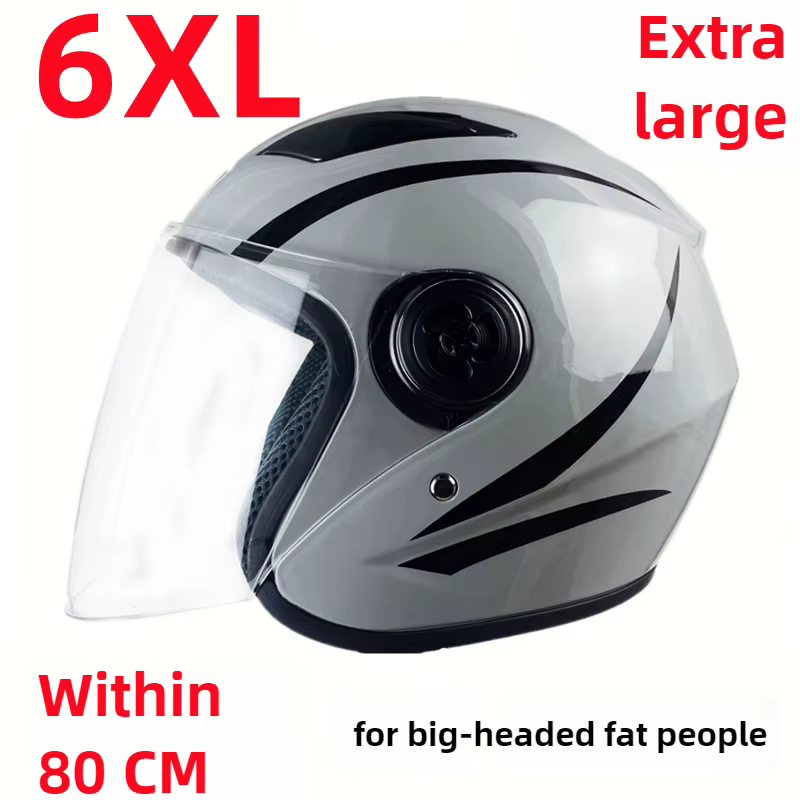 6XL grande circonférence de tête 65cm casque de Moto