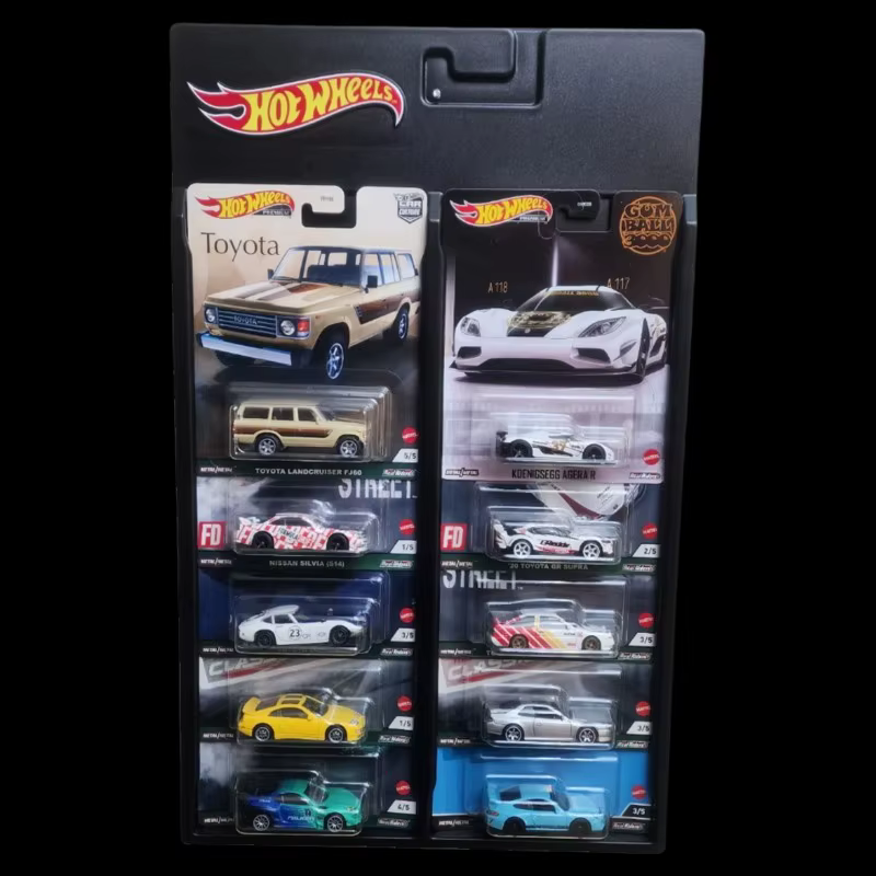 Hot Wheels Culture série 1/64 modèle de voiture stockage suspendu panneau d'affichage PVC chambre ornement pour Hot Wheels jouet d'anniversaire personnalisé