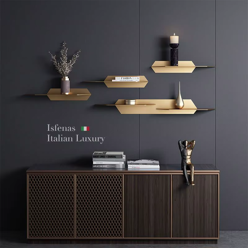 Rangement mural en fer italien T1