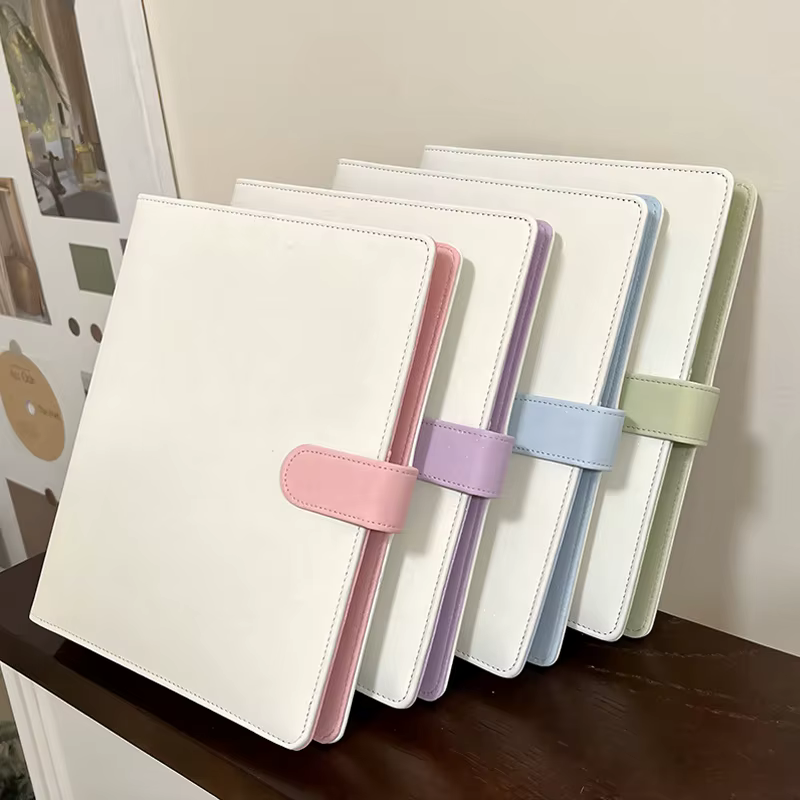 Macaron couleur A5/A6 classeur Kpop Album Photo organisateur Photocard recueillir livre à feuilles mobiles