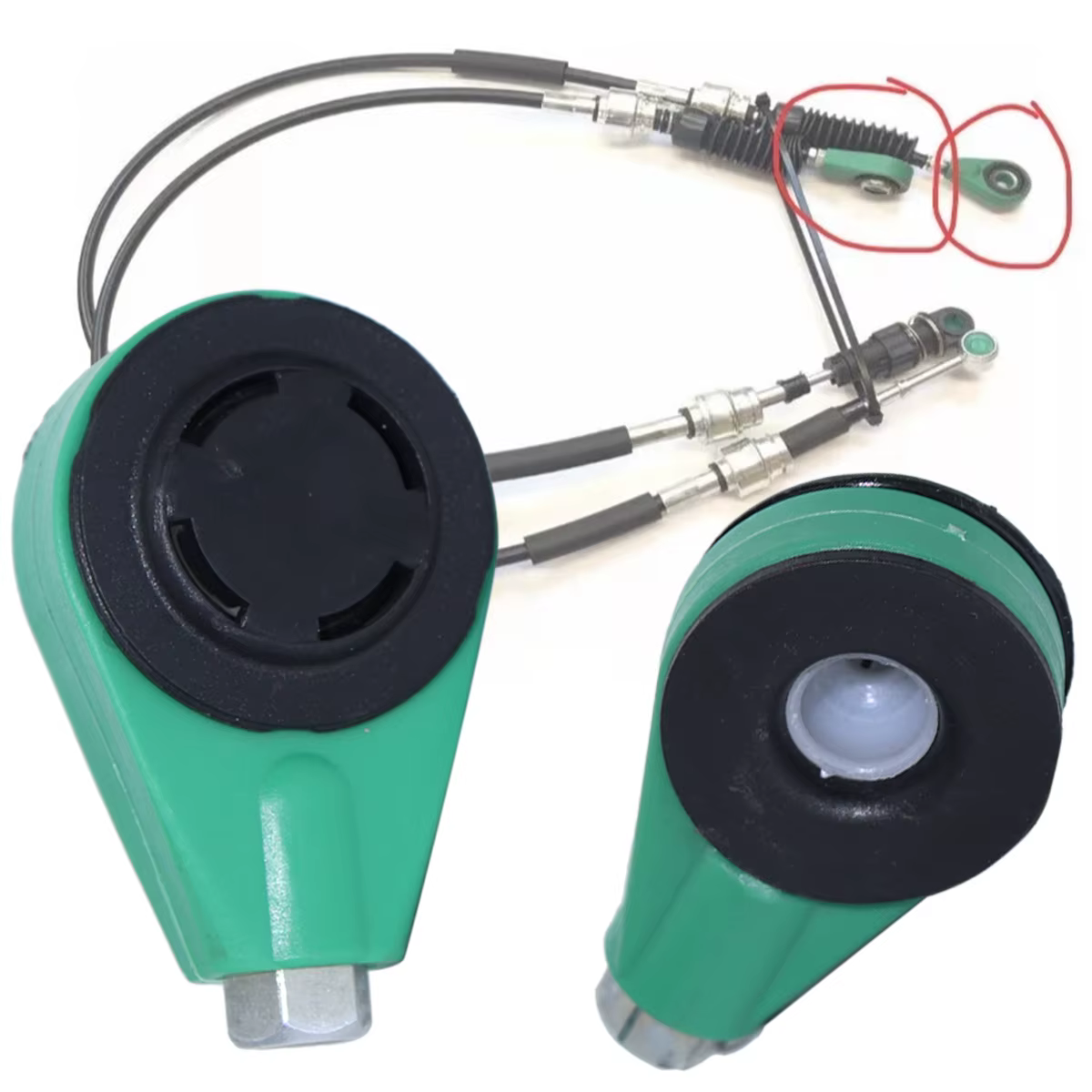 Jeu de douilles de pivot de câble de liaison de sélecteur de vitesse, kit de réparation de boîte de vitesses, paire pour Fiat 500, Abarth 500C, 1.2, 2007- 555223138, arrêt, démarrage, 2 pièces