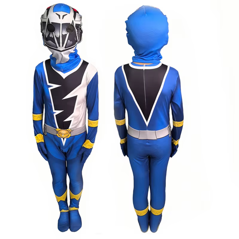 Anime fantaisie Ranger Kishiryu Sentai Ryusoulger Cosplay Costume combinaison Halloween fête