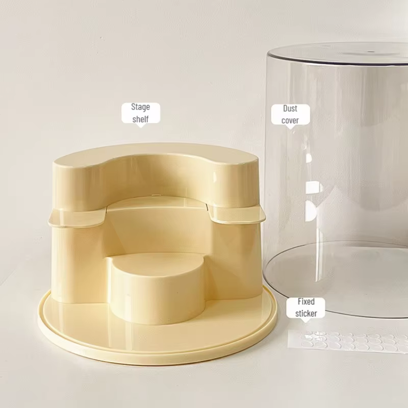 Mallette de rangement d'affichage en acrylique pour figurine d'action, boîte de rangement transparente anti-poussière pour figurines, boîte aveugle empilable, affichage étagé