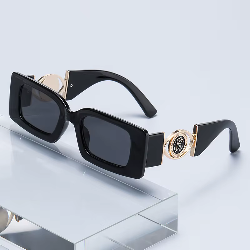 Lunettes de soleil carrées à petite monture pour femmes
