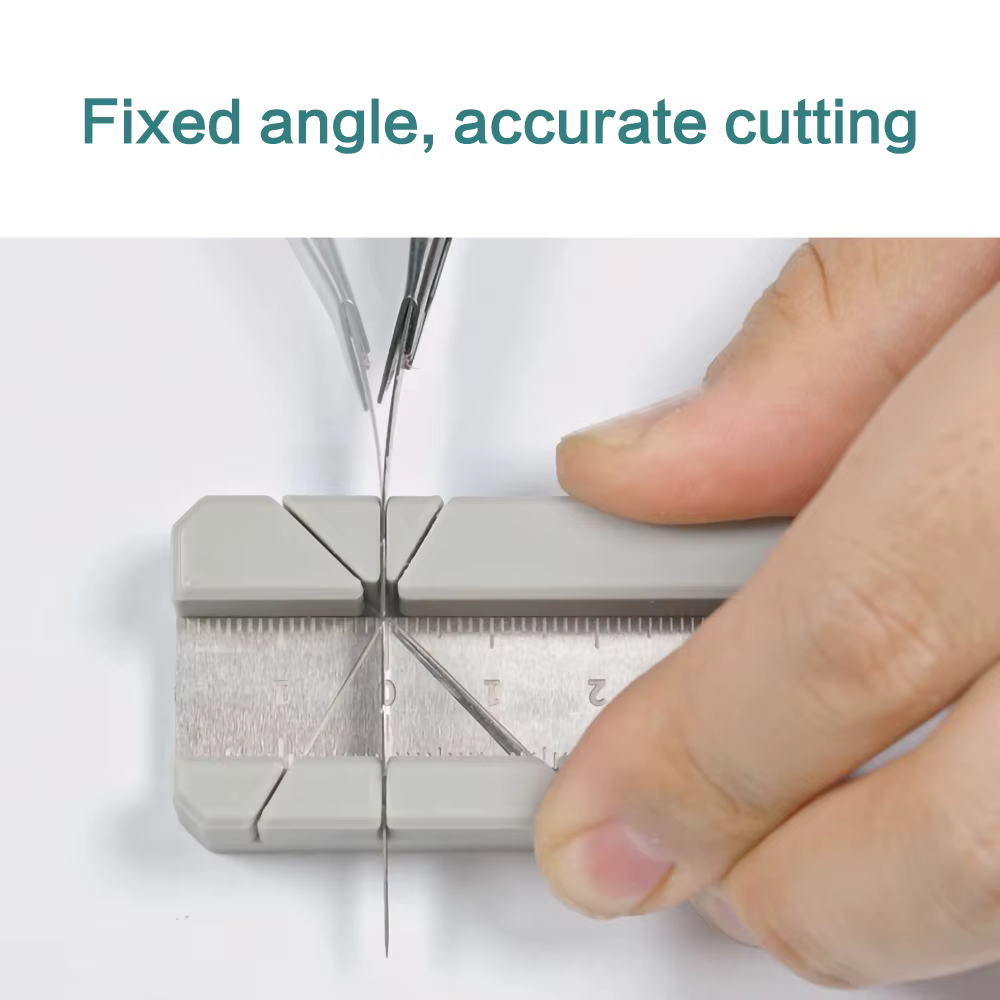 Outils Auxiliaires de Coupe à Angle Fixe pour la Fabrication de Maquettes Artisanales