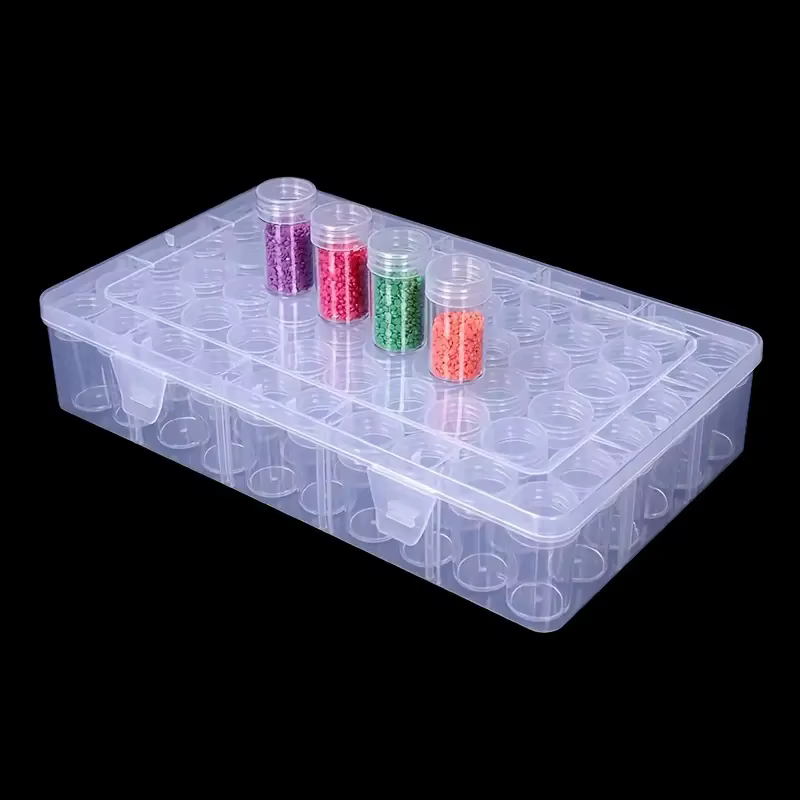 Boîte de rangement en plastique à 24/38/48/60/80 fentes