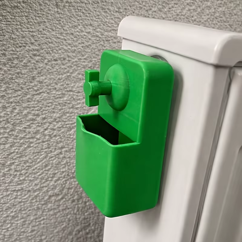Clé de purge de radiateur avec boîte de récupération d'eau anti-débordement