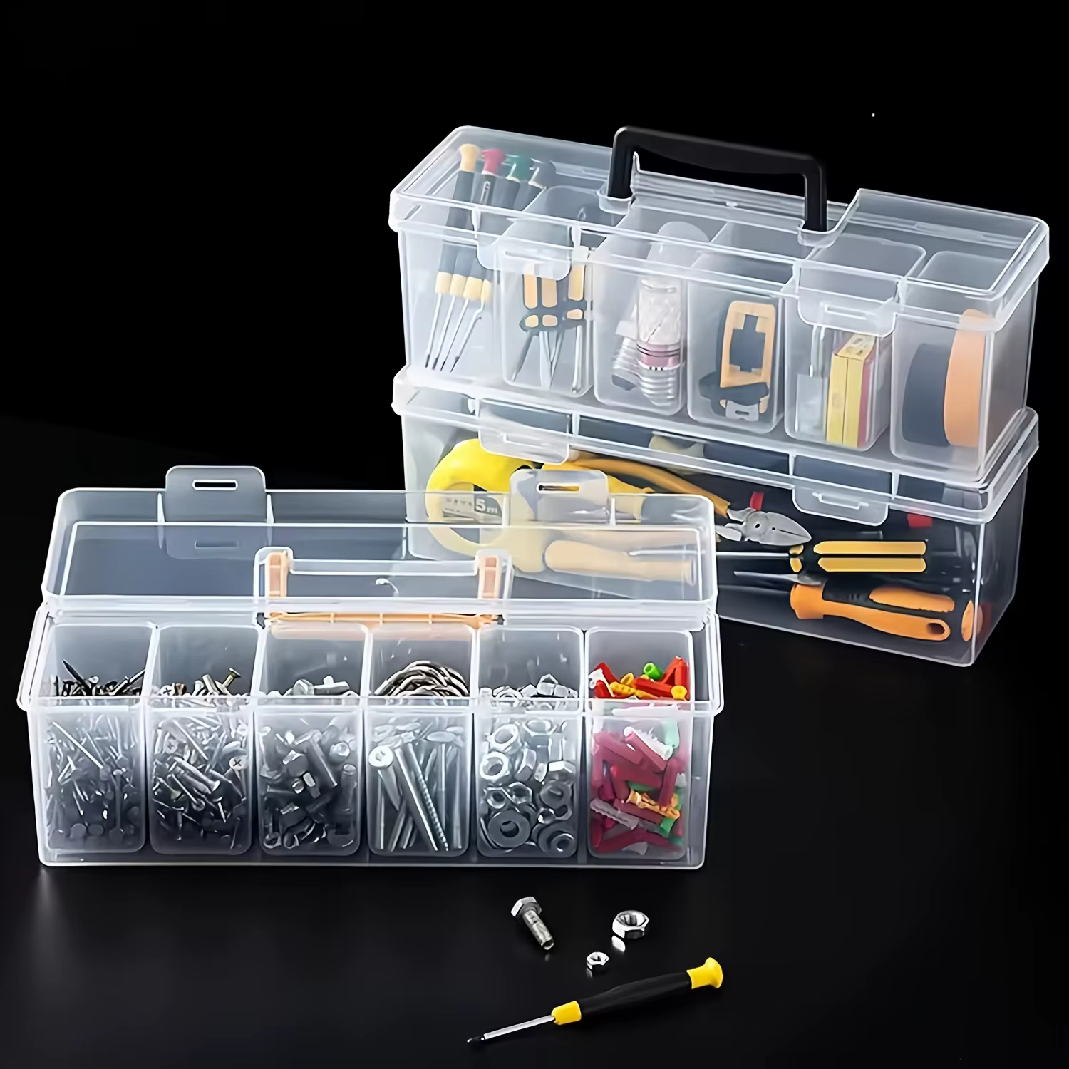 (6 petites boîtes + 1 grande boîte)