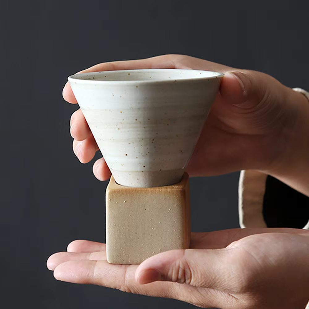 Tasse à café en céramique rétro créative de 200ML