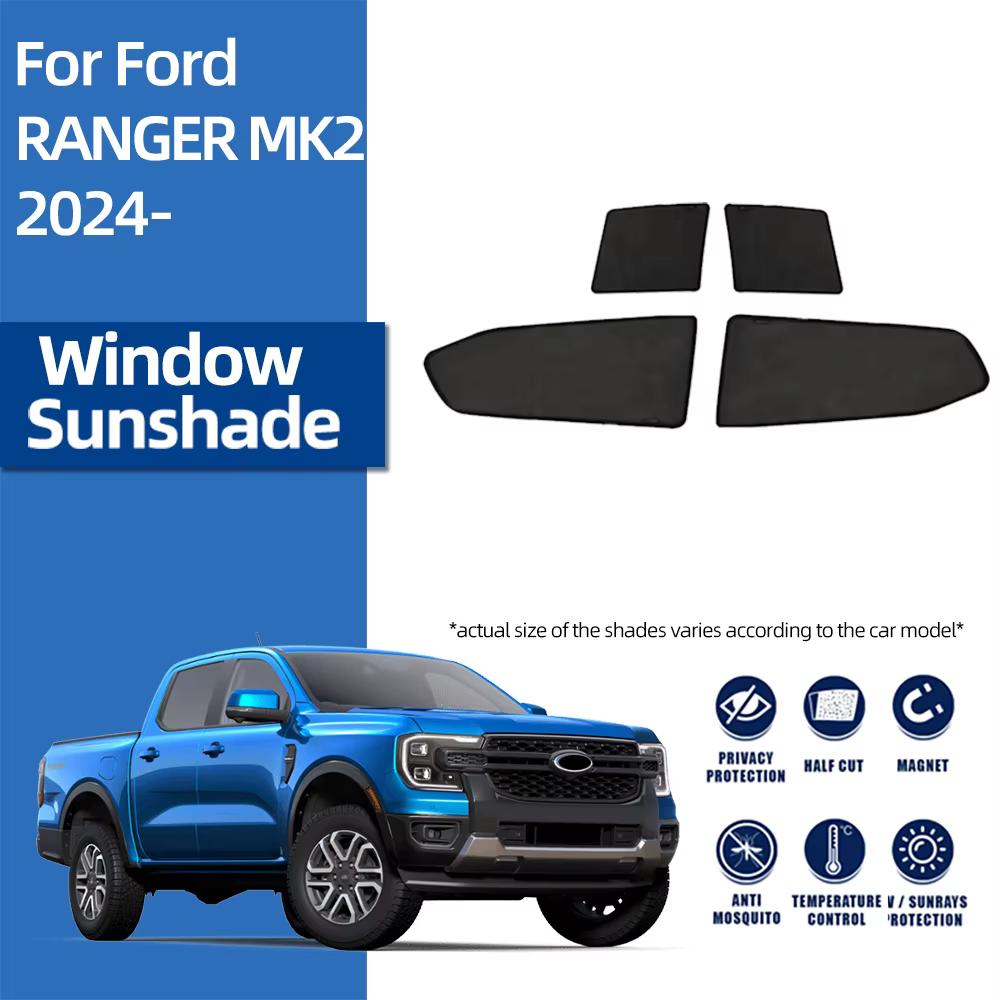 Pare-soleil magnétique pour voiture Ford RANGER P703 2023 2024 2025