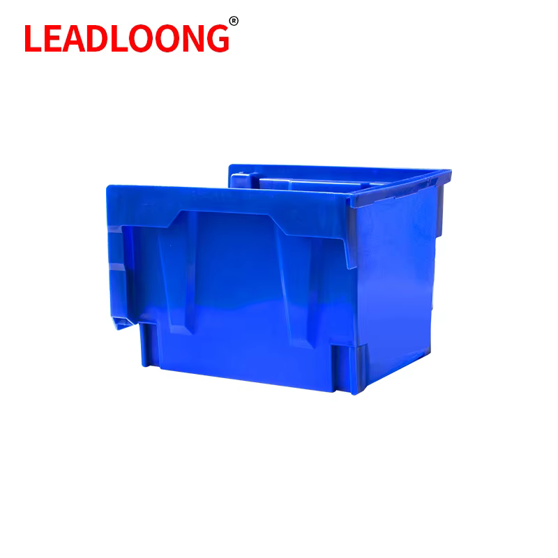 LEADLOONG V5 boîte de rangement combinable 6 pièces 10.8*8.4*7in/27.6*21.3*18cm bac réglable adapté pour entrepôt école Garage bureau